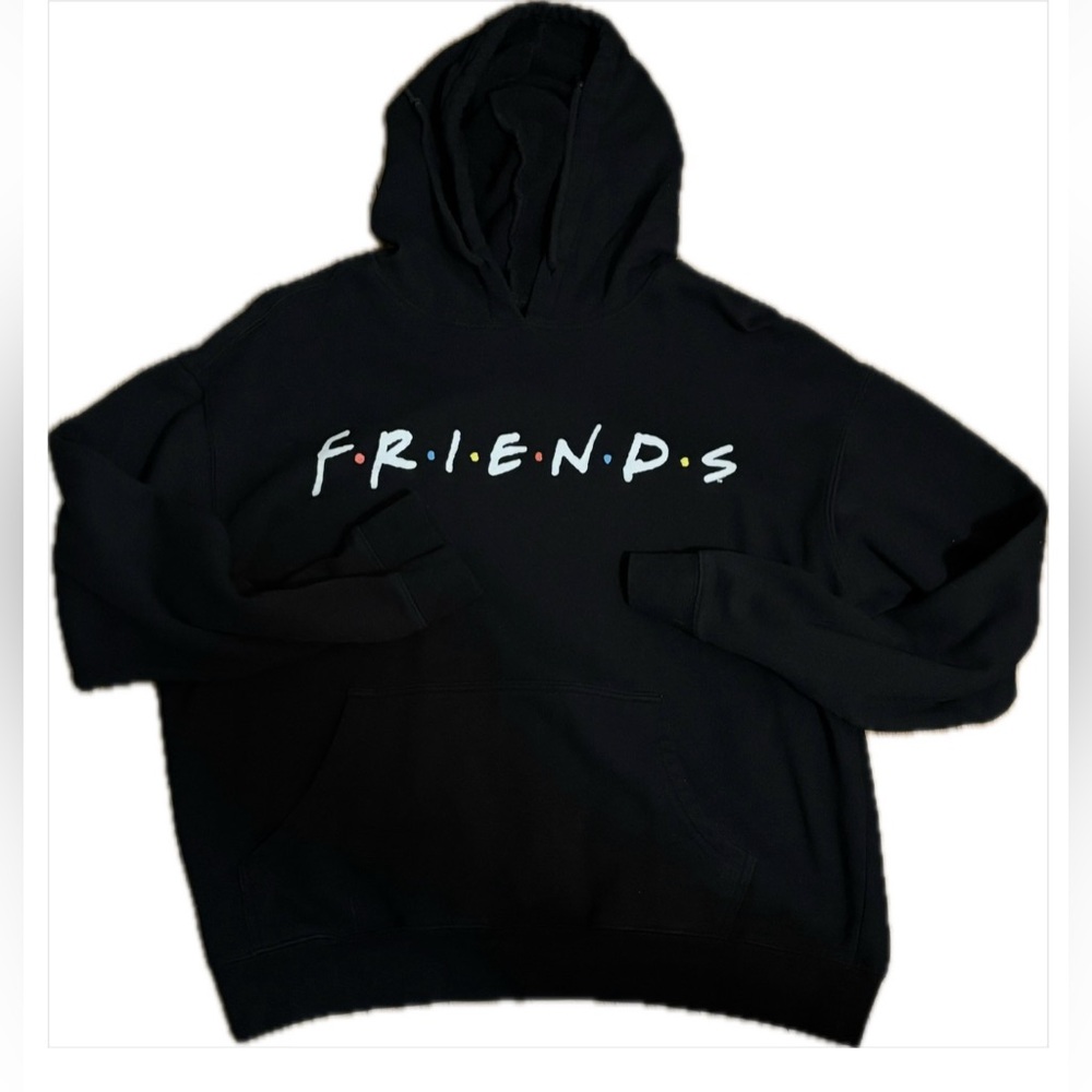 Black Hoodie with Friends Logo - Picture 1 of 3